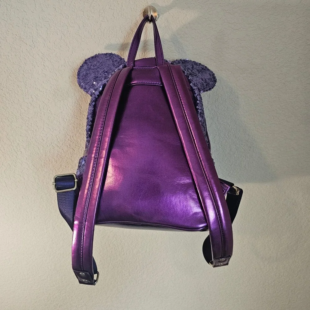 Loungelfy‎ purple potion retired sequin backpack mini